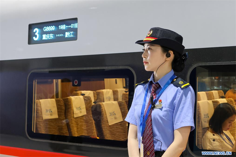 Chine : mise en service d'un tronçon clé de la ligne à grande vitesse Chongqing-Xiamen