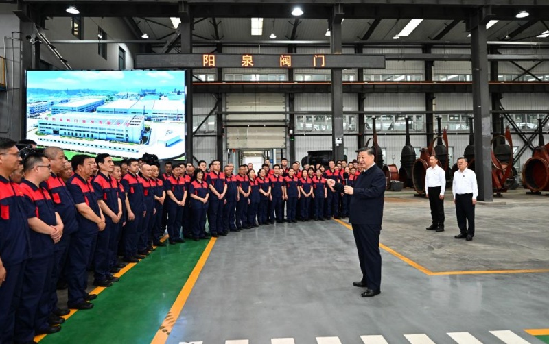 Xi Jinping met l'accent sur la transformation de l'économie basée sur les ressources et la promotion de la modernisation chinoise lors de son inspection au Shanxi