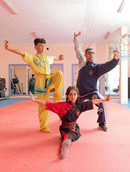 En visite dans une école de kung-fu en Tunisie