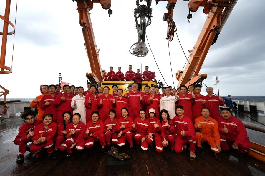 Le nouveau véhicule d'exploration en eaux profondes chinois Haiqin termine une mission en mer de Chine méridionale