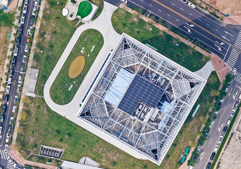 Shandong : le premier bâtiment ultra-zéro-carbone au monde mis en service à Qingdao