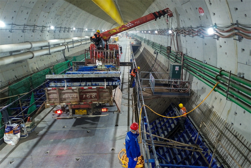 Shandong : le forage sur la ligne sud du tunnel du fleuve Jaune de l'avenue de l'Aérospatiale de Jinan a dépassé les 2 000 mètres