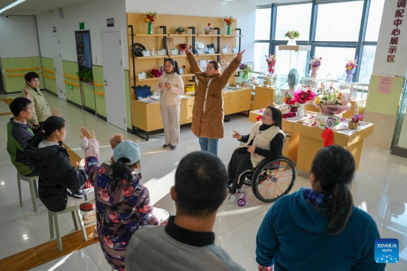 Jiangsu : une guide en fauteuil roulant aide les personnes handicapées à Nanjing