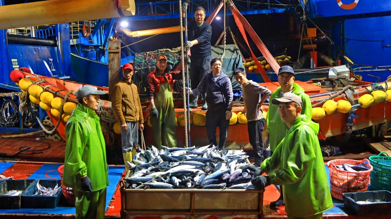 Zhejiang : une abondante récolte de pêche hivernale à Yuhuan