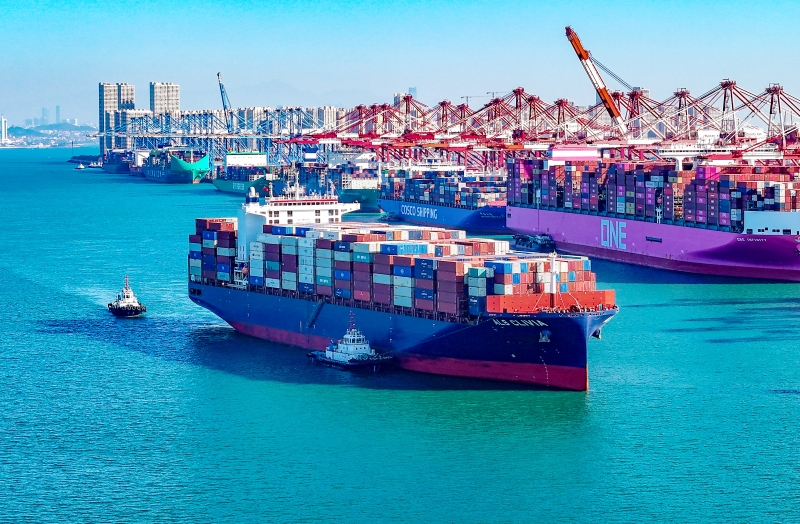 Shandong : le port de Qingdao dépassera les 700 millions de tonnes de fret en 2025