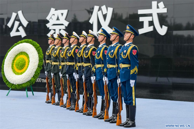 La Chine organise une commémoration nationale pour rendre hommage aux victimes du massacre de Nanjing et appeler au souvenir de l'histoire