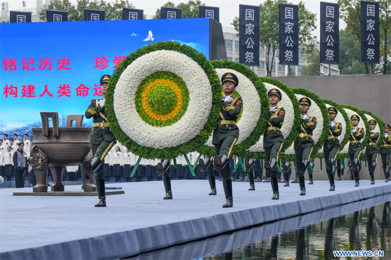 La Chine organise une commémoration nationale pour rendre hommage aux victimes du massacre de Nanjing et appeler au souvenir de l'histoire