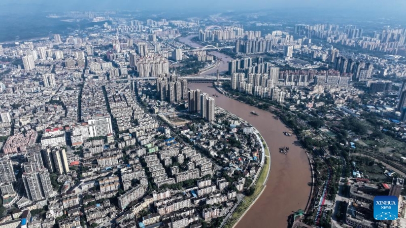 Guangxi : la construction du canal de Pinglu montre des progrès remarquables