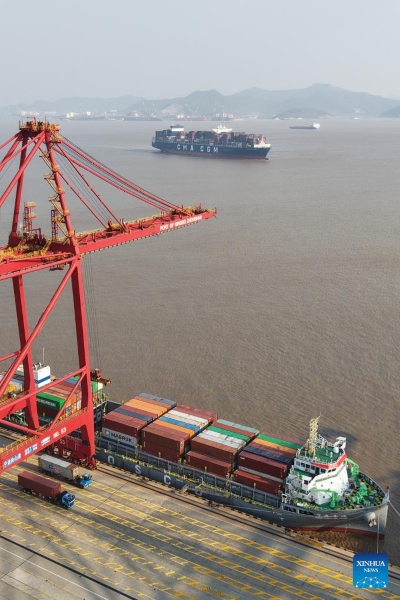Zhejiang : le port de Ningbo-Zhoushan a vu son débit de fret dépasser 1,4 milliard de tonnes en 2025
