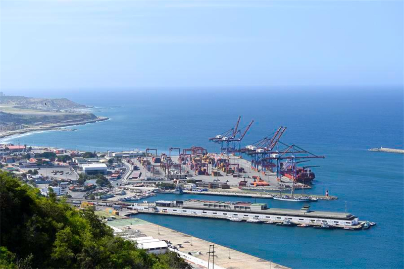 Photo prise le 11 janvier 2026 montrant le port de La Guaira, au Venezuela. (Xinhua/Ding Hongfa)