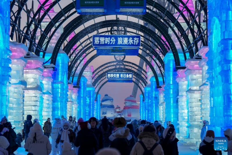 Heilongjiang : le Monde de Glace et de Neige de Harbin en photos