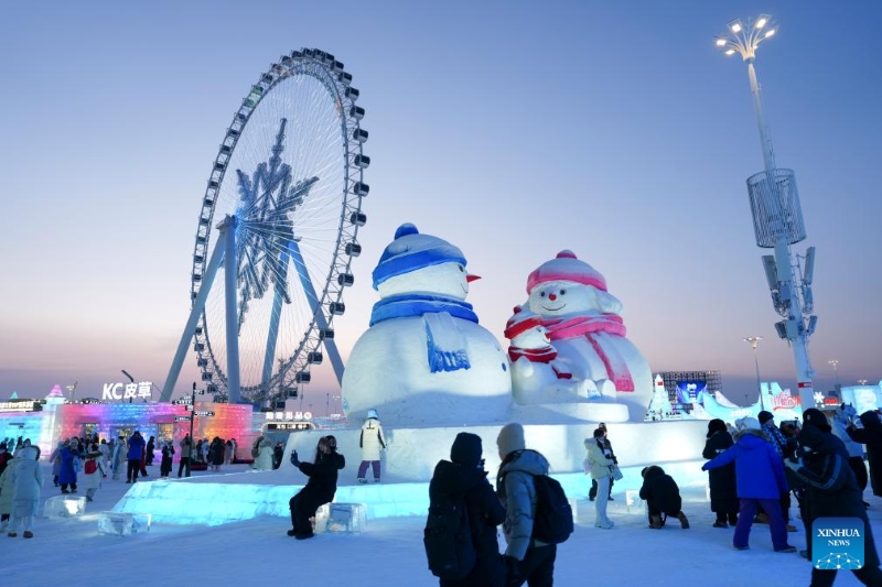 Heilongjiang : le Monde de Glace et de Neige de Harbin en photos
