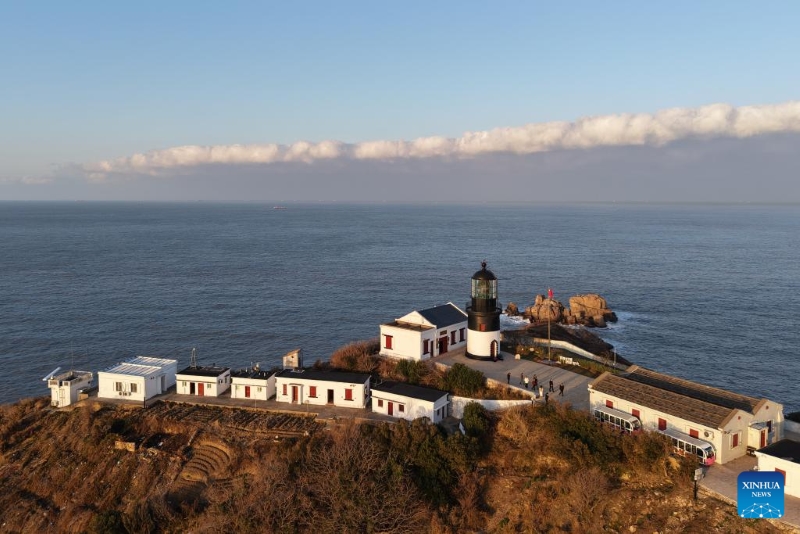 Zhejiang : le phare de Huaniao à Zhoushan en photos
