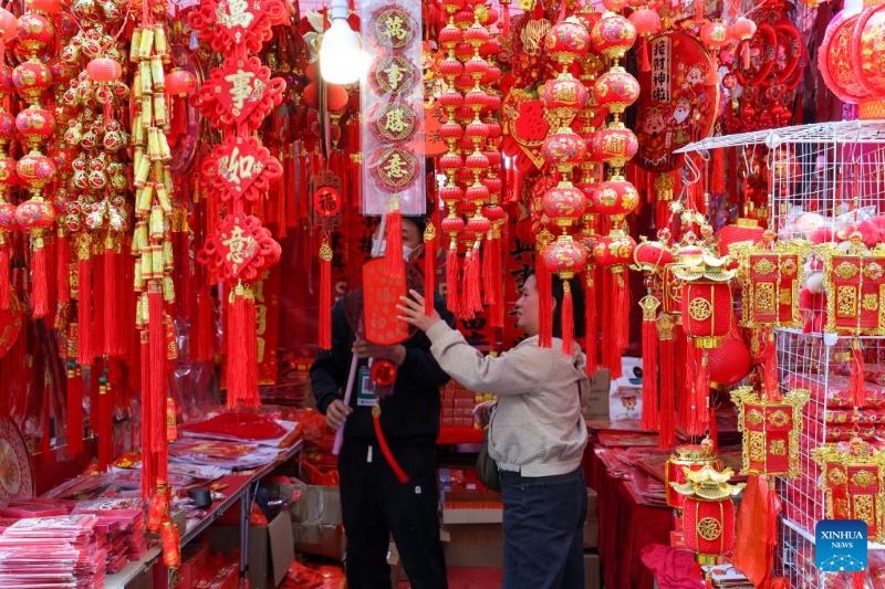 Guangdong : ouverture du marché aux fleurs de la Fête du Printemps 2026 à Shenzhen