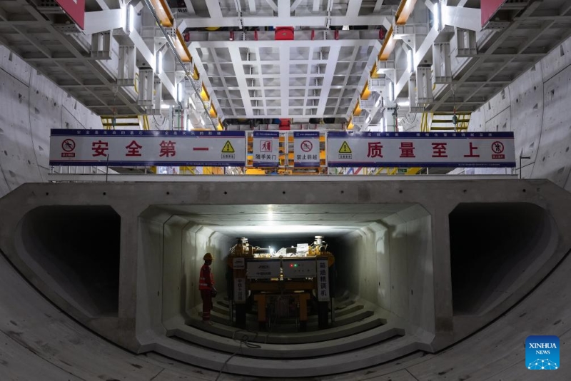 Zhejiang : les travaux du plus long tunnel ferroviaire sous-marin à grande vitesse du monde se poursuivent