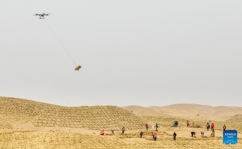 Mongolie intérieure : lancement d'un projet de prévention et de contrôle du sable dans la ligue d'Alxa