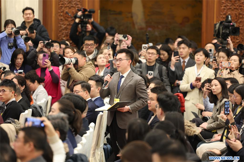 L'organe législatif national chinois organise une conférence de presse avant sa session annuelle