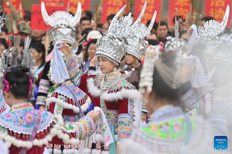 Guangxi : les célébrations du festival « Pohui » des Miao à Rongshui