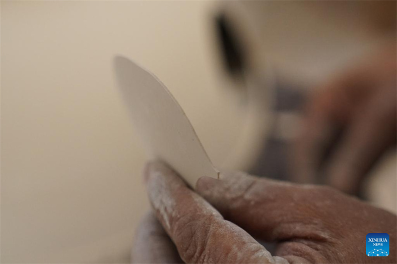 Jiangxi : histoire en photos d'un artisan de la porcelaine coquille d'œuf à Jingdezhen