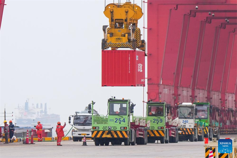 Jiangsu : le port de Taicang en photos