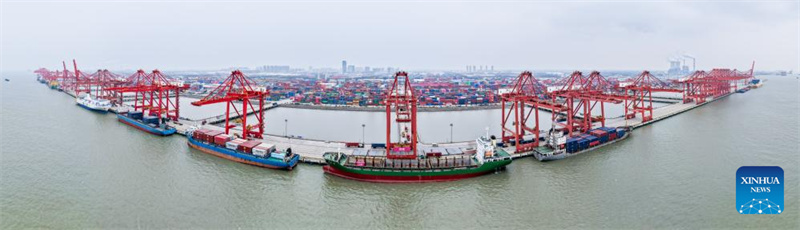 Jiangsu : le port de Taicang en photos