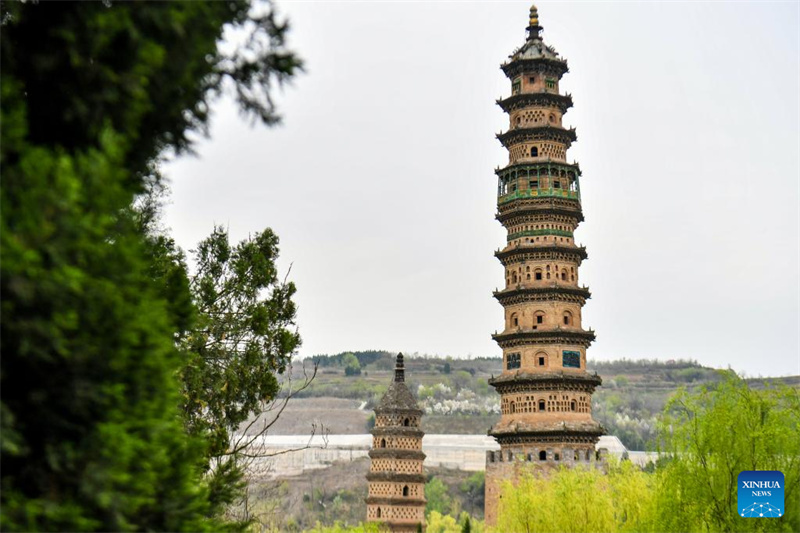 Shanxi : une vue du site pittoresque de l'Académie Haihui à Jincheng
