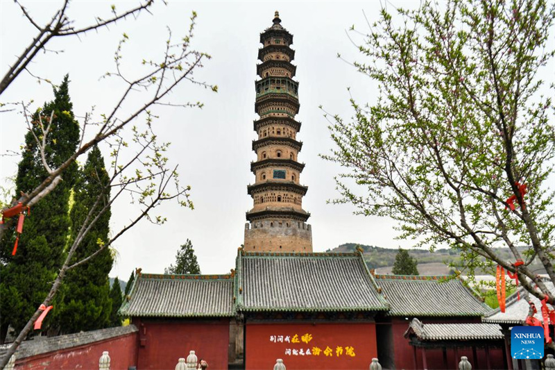 Shanxi : une vue du site pittoresque de l'Académie Haihui à Jincheng