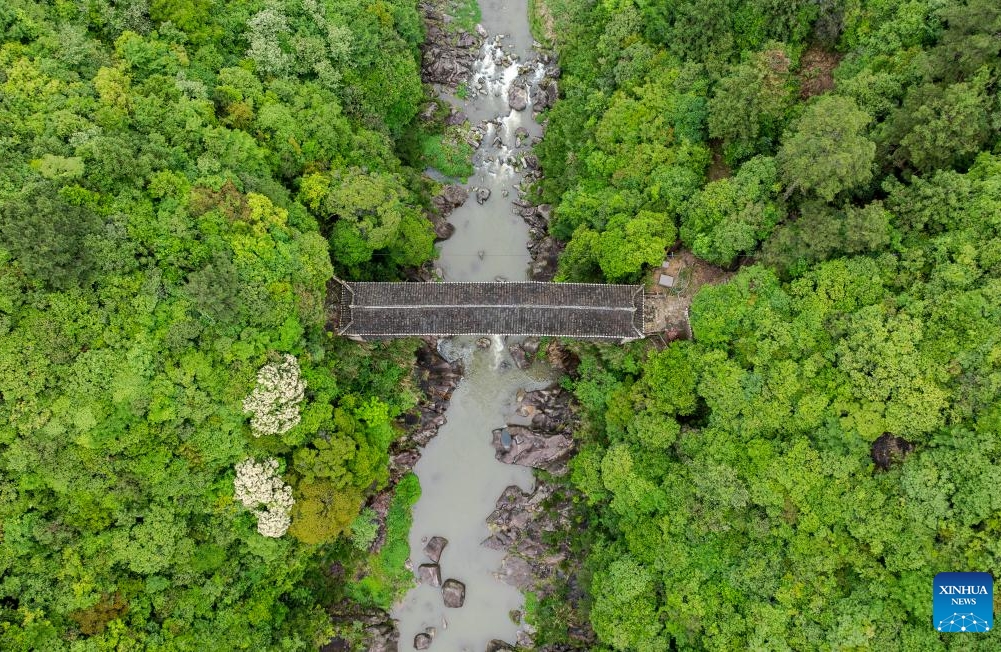 Fujian : des ponts en arc aux toits de bois bien conservés