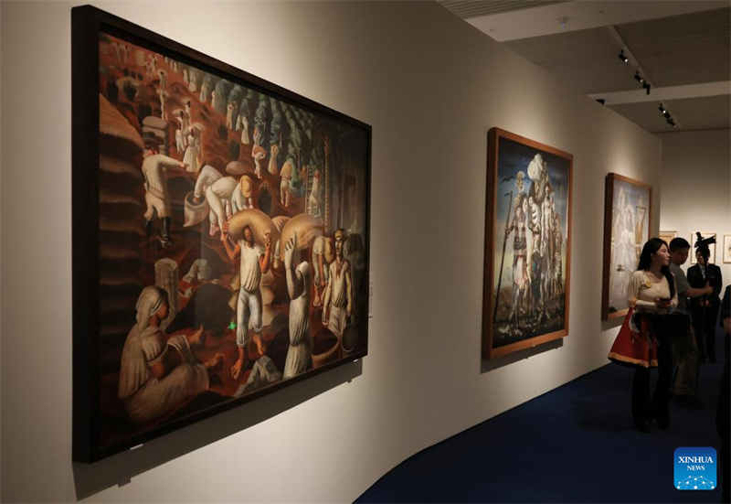 Beijing : l'exposition d'art « Le Brésil de Portinari » se déroule au Musée national