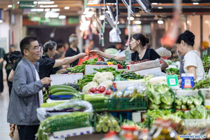 Chine : l'Indice des prix à la consommation en hausse de 1% en juin