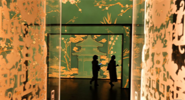 Ouverture d'une exposition immersive sur le jardin de l'empereur Qianlong à Beijing