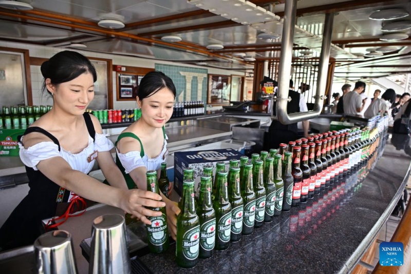 Shandong : début d'un événement de croisière dans le cadre du 36e Festival international de la bière de Qingdao