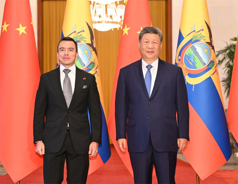 Xi Jinping appelle à une plus grande synergie entre la Chine et l'Equateur en matière de stratégies de développement