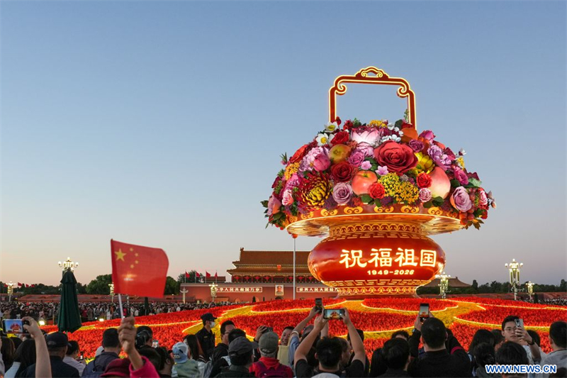 La Chine enregistre 826 millions de voyages touristiques intérieurs pendant les congés de la Fête nationale 2026