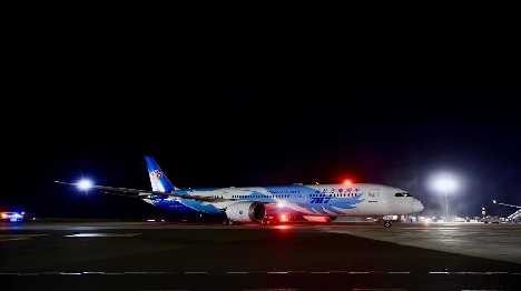 Vol inaugural d'une nouvelle liaison aérienne entre la Chine et l'Ethiopie