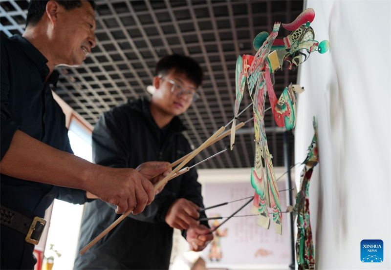 Liaoning : un maître de marionnettes insuffle une nouvelle vitalité au théâtre d'ombres traditionnel