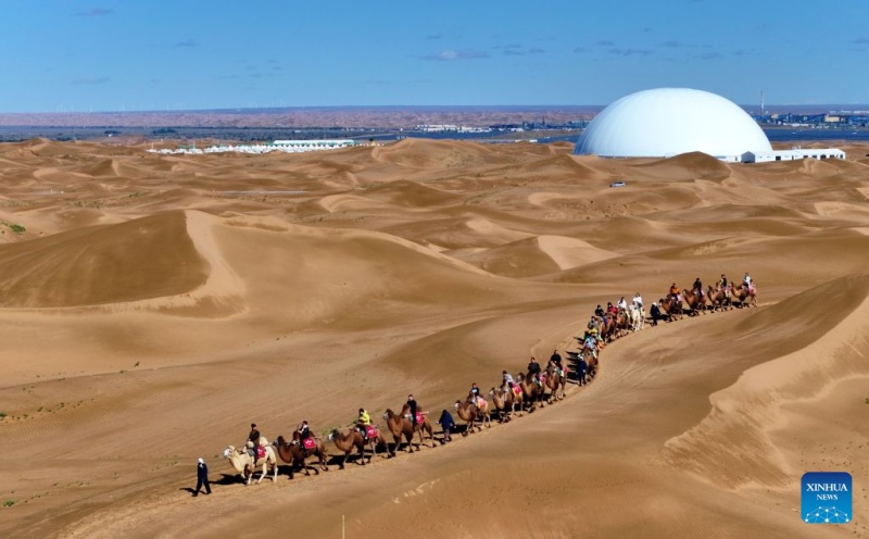 Ningxia : début d'un événement de conduite en milieu désertique à Zhongwei