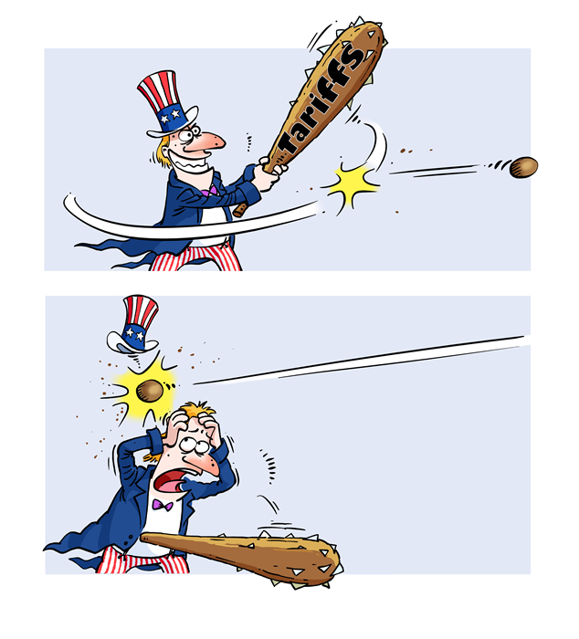 (Auteur du dessin : Ma Hongliang / Le Quotidien du Peuple en ligne)