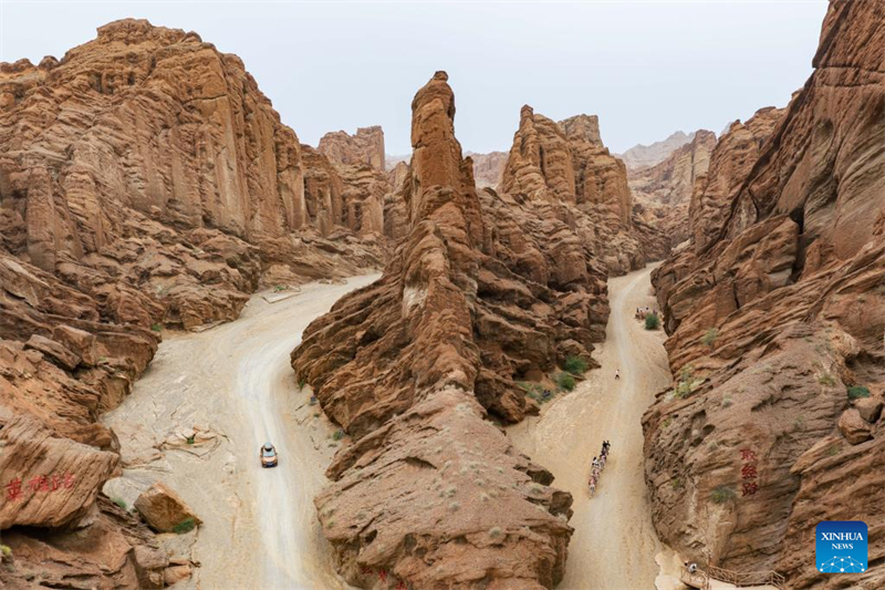 Xinjiang : l'autoroute Duku enregistre un boom du tourisme en été