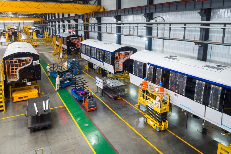 Anhui : la fabrication de trains autonomes à Wuhu