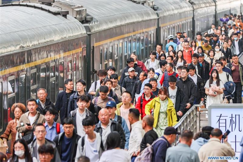 La Chine enregistre plus de 845 millions de voyages de passagers pendant les congés de la fête de Qingming