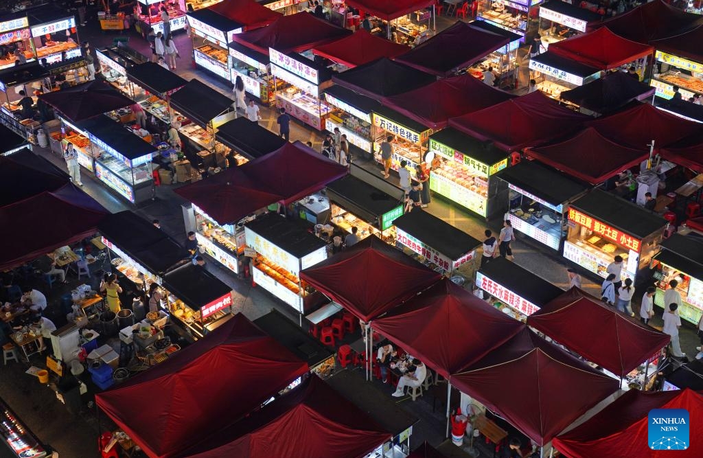 Jiangxi : le marché nocturne populaire de Zijing devient un symbole de l'économie nocturne de Nanchang