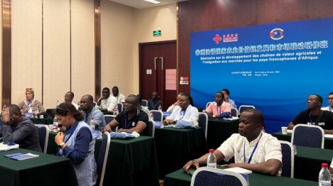 Le secteur agricole comme levier de développement : un séminaire sur l'agriculture a été organisé pour des délégations de pays africains