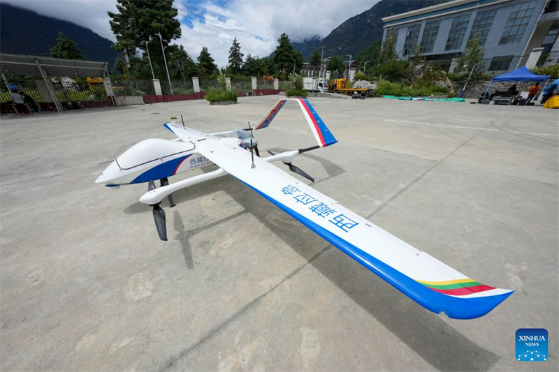 Xizang : une équipe de détection par drone déployée pour évaluer les dégâts post-catastrophe