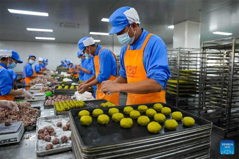 Yunnan : à l'approche de la Fête de la mi-automne, les fabricants de gâteaux de lune de Xuanwei tournent à plein régime