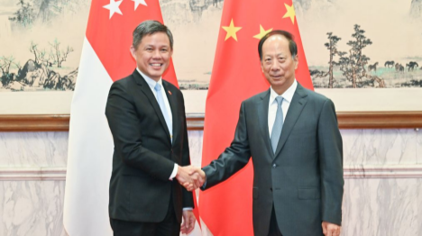 Un haut responsable du PCC rencontre le ministre coordinateur des Services publics de Singapour