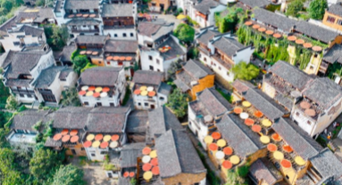 Jiangxi : le séchage des produits agricoles dans le district de Wuyuan attire les touristes